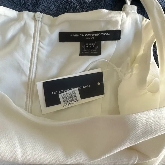 NWT French Connection Whisper Faux Mini Dress - Picture 8 of 9